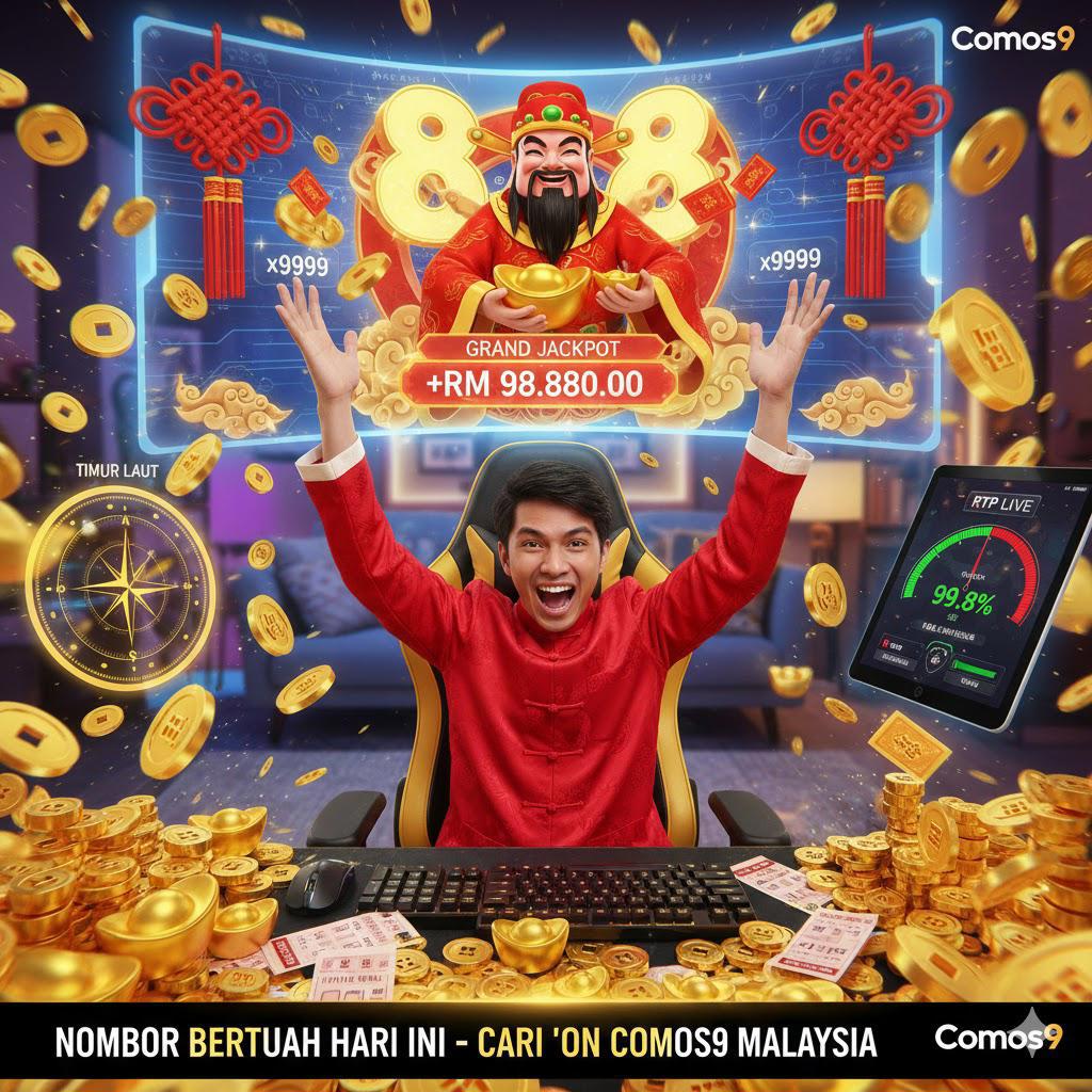 Semak Nombor Bertuah Hari Ini di Comos9 (Tips Menang Slot & Casino)