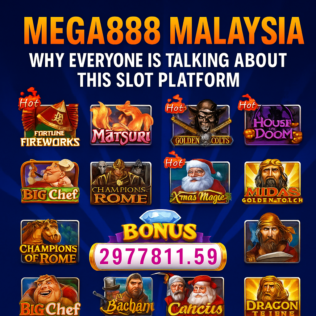 Mega888 Malaysia 2025 – Muat Turun & Main Slot, Jackpot & Live Casino di Comos9